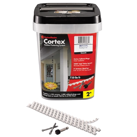 Fastenmaster FastenMaster Cortex No. 9 X 2 in. L Star Trim Head Self Tapping Trim Screws with Plugs CTXTCL-RY750SM
